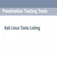 Kali Tools