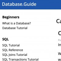 DataBase Guide